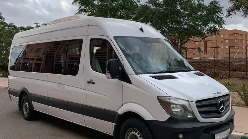 Rent Mercedes Sprinter with driver for large groups in Morocco
