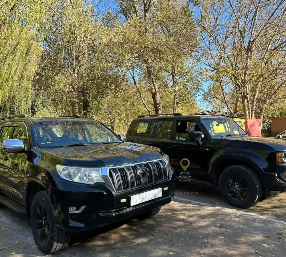 rent 4x4 car with driver for desert tours in Morocco