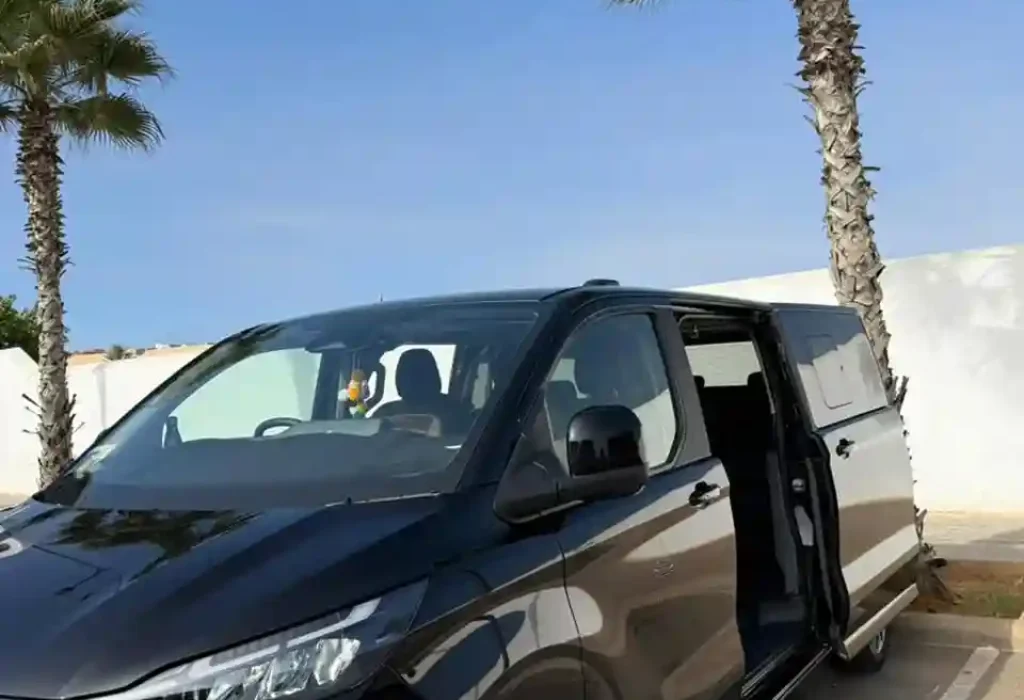 hire Ford Tourneo with driver in Morocco
